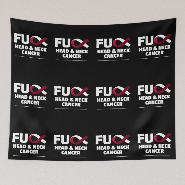 Item preview, Head & Neck Cancer Awareness Wear White & Burgundy Ribbon designed and sold by thebeardedscot.