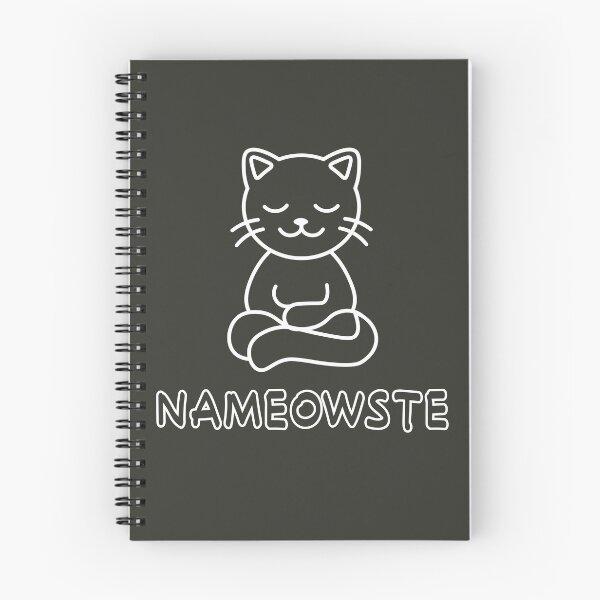 Item preview, Cute Cat Doing Yoga (Nameowste) Minimalist designed and sold by bulaklakin.