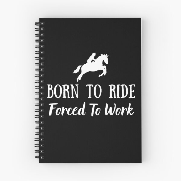 Item preview, Horse Lover Design | Horse Lover Gift | Born To Ride Forced To Work | Funny Horse Gift designed and sold by Presto Prints Design.