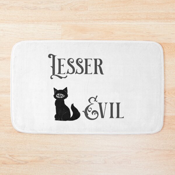 Item preview, Lesser of the two evils, but still pretty evil. designed and sold by hillary marek.