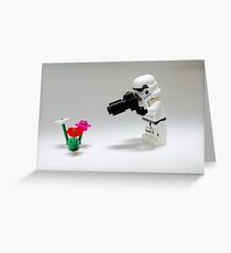 Storm Trooper Photographer Greeting Card