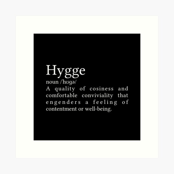 Item preview, Hygge Definition designed and sold by Jamila Benito.