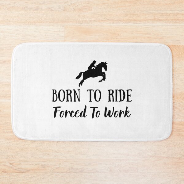 Item preview, Horse Lover Design | Horse Lover Gift | Born To Ride Forced To Work | Funny Horse Gift designed and sold by Presto Prints Design.