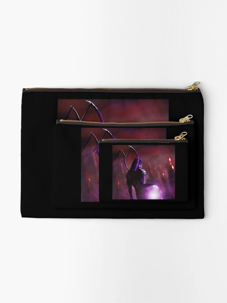 Thumbnail 2 of 4, Zipper Pouch, Necromancer designed and sold by TimeWastingHero.
