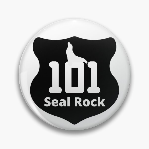Item preview, Seal Rock, Oregon Highway 101 Black designed and sold by DansDankDesigns.
