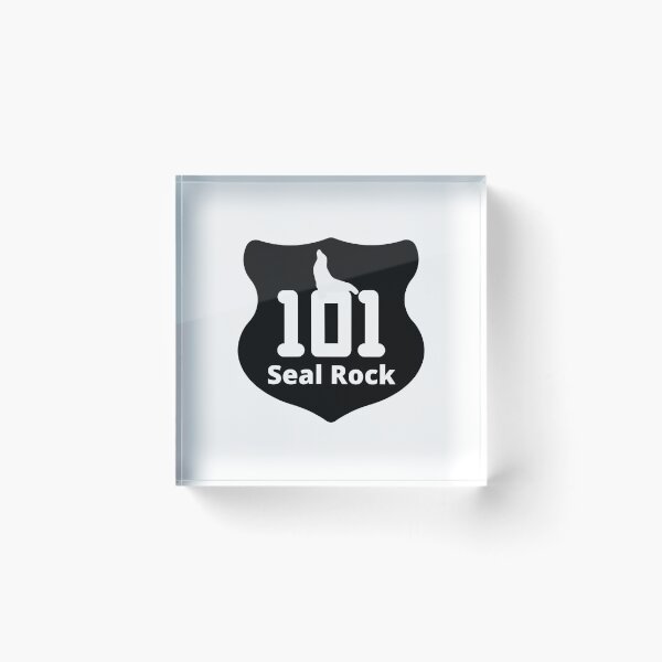 Item preview, Seal Rock, Oregon Highway 101 Black designed and sold by DansDankDesigns.