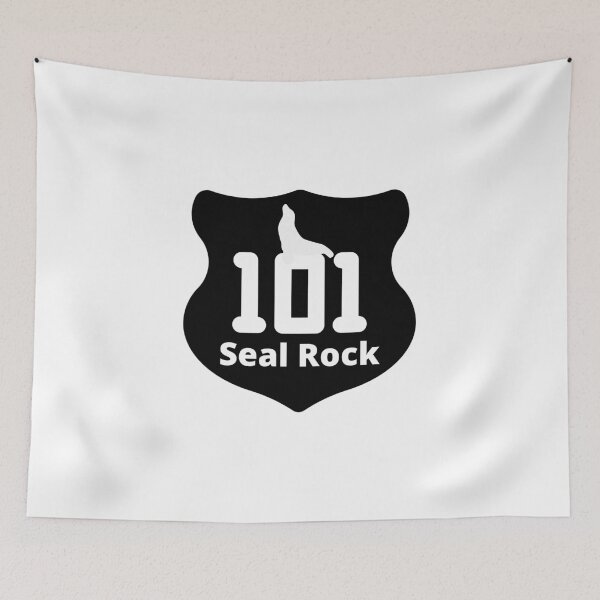 Item preview, Seal Rock, Oregon Highway 101 Black designed and sold by DansDankDesigns.