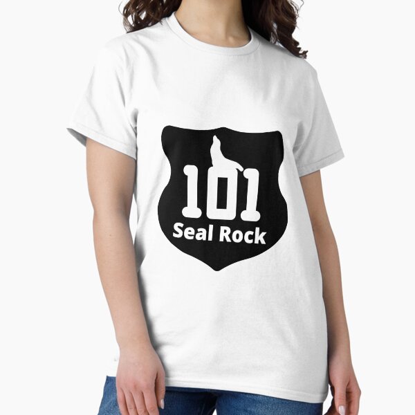 Item preview, Seal Rock, Oregon Highway 101 Black designed and sold by DansDankDesigns.