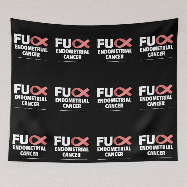 Item preview, Endometrial Cancer Awareness Wear Peach Ribbon designed and sold by thebeardedscot.