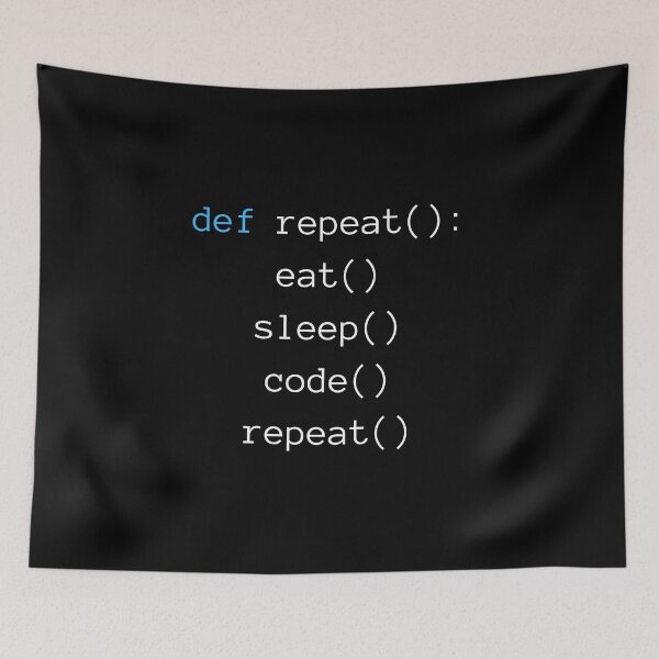 Artikelvorschau, Eat Sleep Code Wiederholen entworfen und verkauft von Crafty-Mornings.