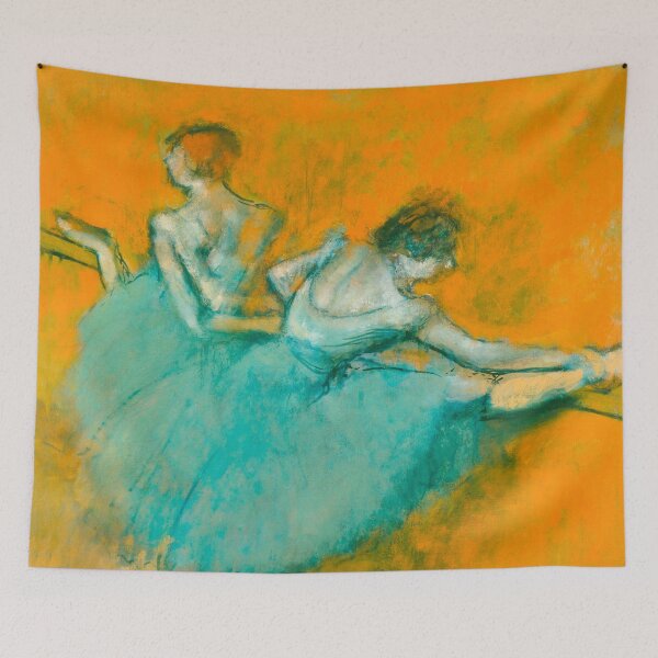 Item preview, Degas Dancers Behind the Scenes at The Barre designed and sold by VintageArchive.