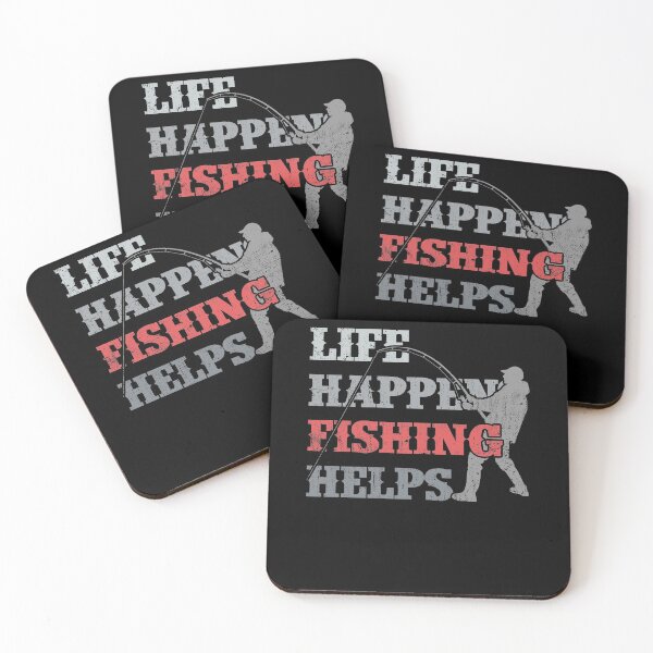 Item preview, Life Happens Fishing Helps designed and sold by BaseStore.