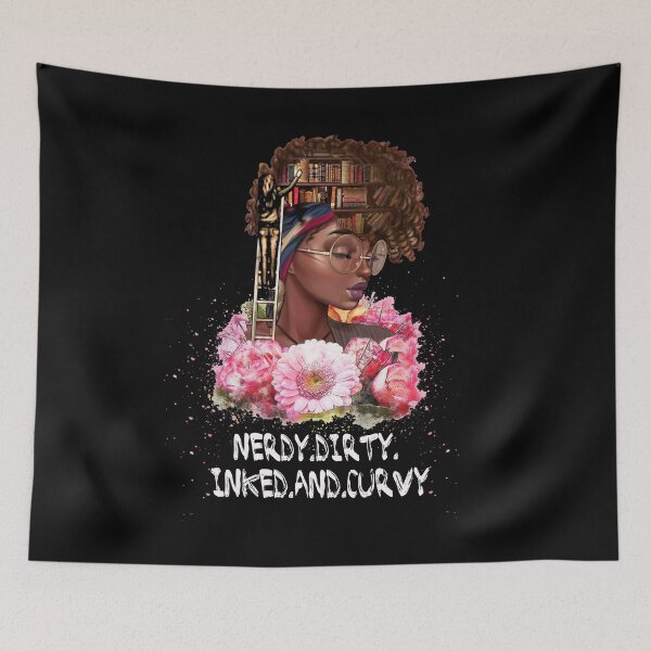 Item preview, Nerdy Dirty Inked And Curvy For Women Who Love Book In Head designed and sold by BaseStore.