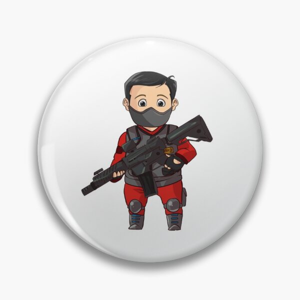 Item preview, Cute Chibi Everlast Foundation Guard C with Machine gun designed and sold by cutebabymissi0n.