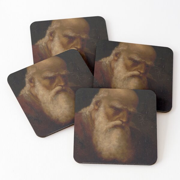 Item preview, Religious Art - Painting of Saint Luke designed and sold by KnightandMoon.