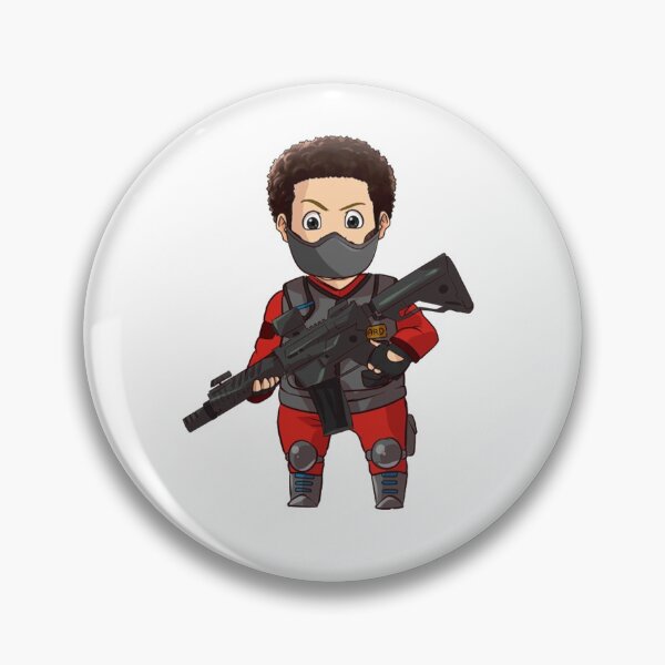 Item preview, Cute Chibi Everlast Foundation Guard D with Machine gun designed and sold by cutebabymissi0n.