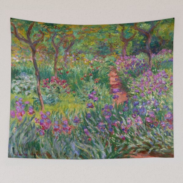 Item preview, Claude Monet Giverny Iris Garden designed and sold by LaRanchera.