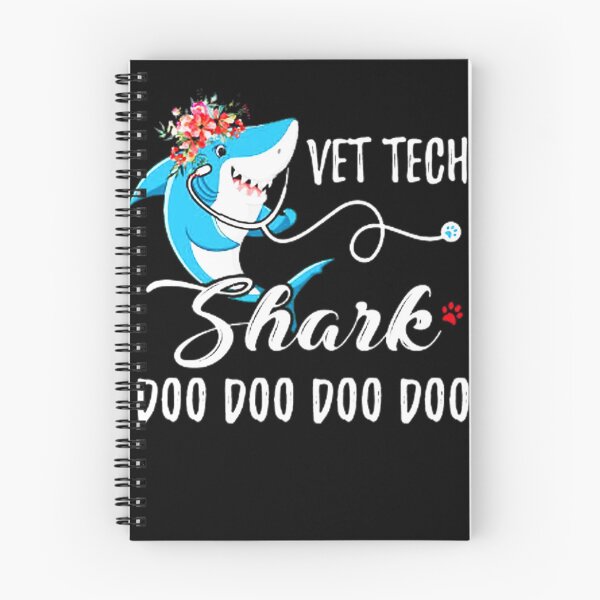Item preview, Vet Tech Shark doo doo doo shirt (2) designed and sold by JaylanSchultzI.