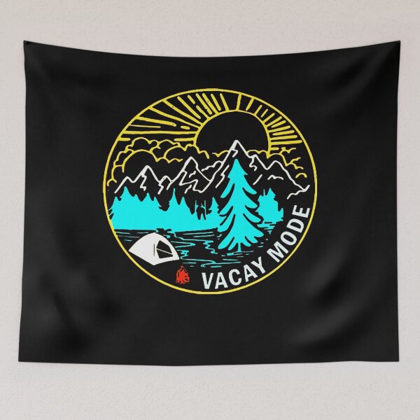 Item preview, Vacay Mode Tshirt - Awesome camping Vacation Shirt designed and sold by JaylanSchultzI.