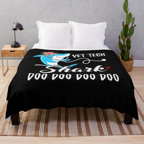 Item preview, Vet Tech Shark doo doo doo shirt (2) designed and sold by JaylanSchultzI.