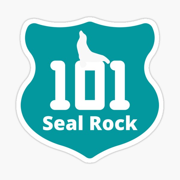 Item preview, Seal Rock, Oregon Highway 101 Blue designed and sold by DansDankDesigns.