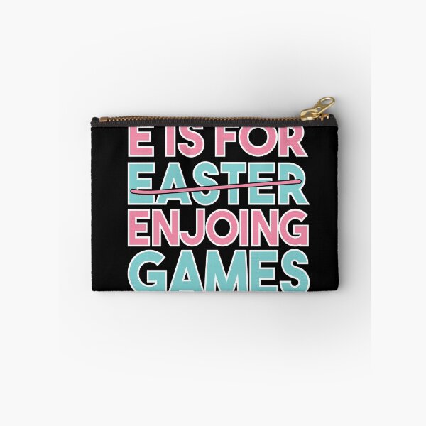 Item preview, E Is For Enjoying Games Easter designed and sold by teemenia.
