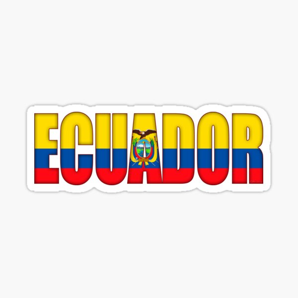 Bandera de Ecuador Pegatina