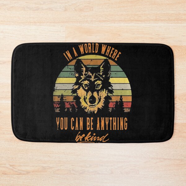 Item preview, Wolf in a world where you can be anything be kind shirt designed and sold by JaylanSchultzI.