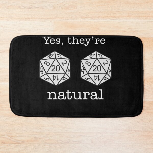 Item preview, Yes, they're Natural 20 d20 dice funny RPG gamer T Shirt designed and sold by JaylanSchultzI.