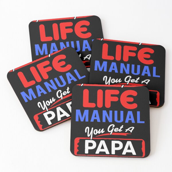 Item preview, You don't get a life manual you het a papa shirt designed and sold by JaylanSchultzI.