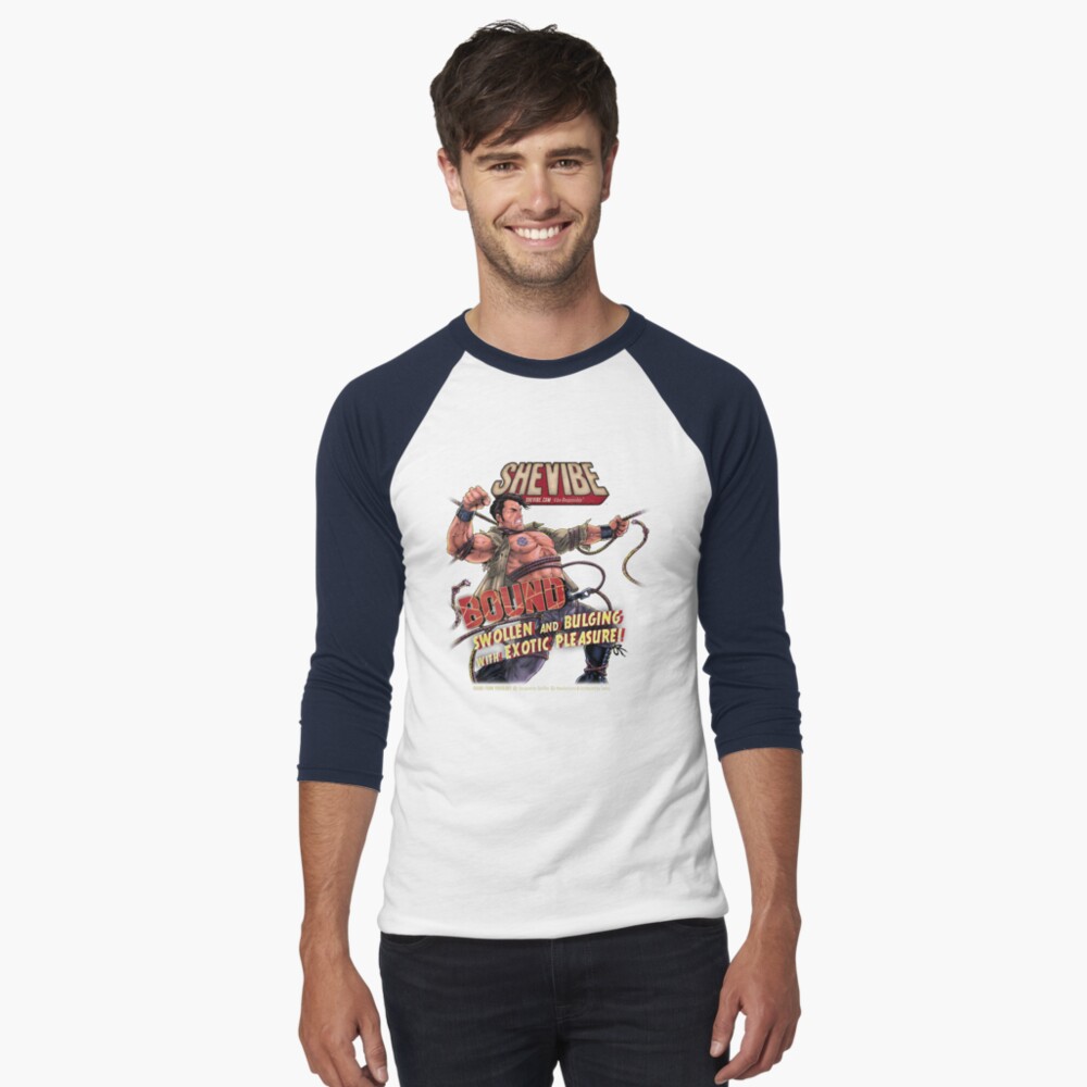Item preview, Baseball ¾ Sleeve T-Shirt designed and sold by shevibe.