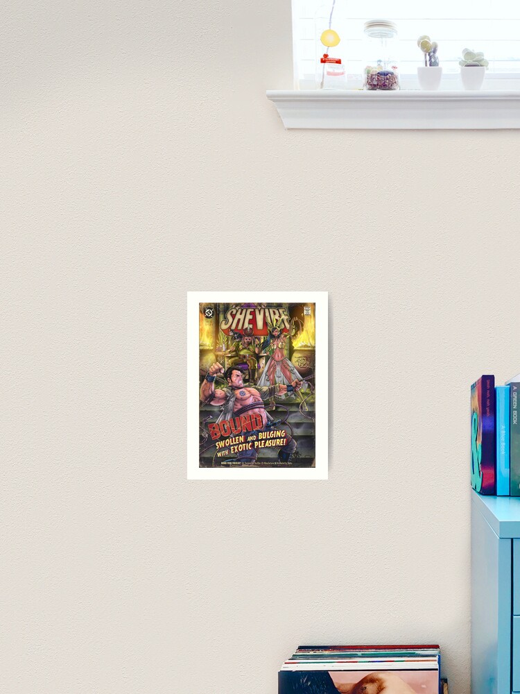 Thumbnail 1 of 3, Art Print, SheVibe Presents Bound a Tantus & Vibeology Collaboration designed and sold by shevibe.