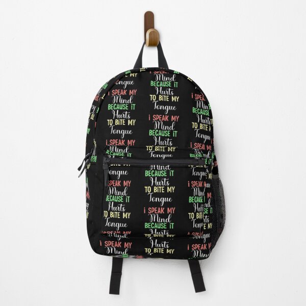 Item preview, I speak my mind because it hurts to bite my tongue Funny designed and sold by KGN CREATIVITY.