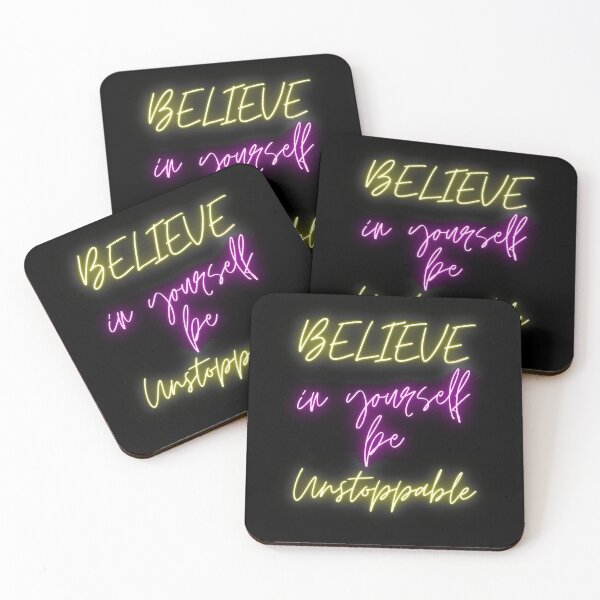 Item preview, Believe in yourself be unstoppable designed and sold by SPDguy.