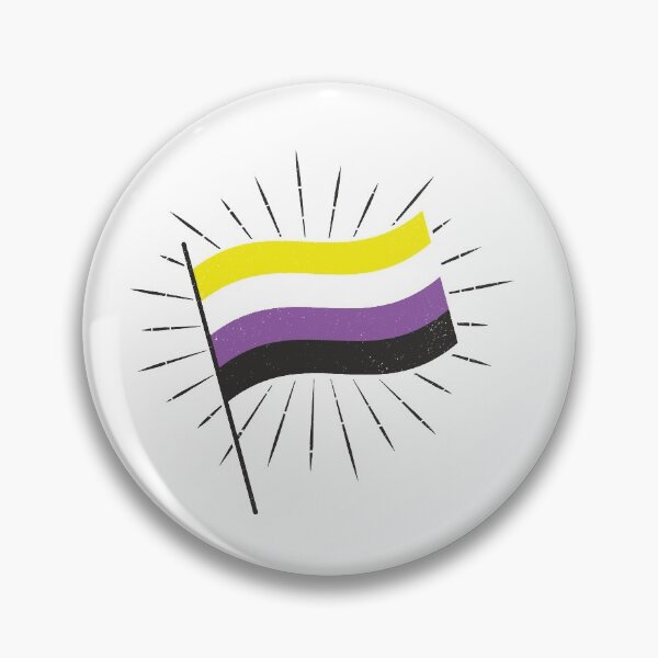 Item preview, Retro Nonbinary Pride Flag designed and sold by lavenderhearts.