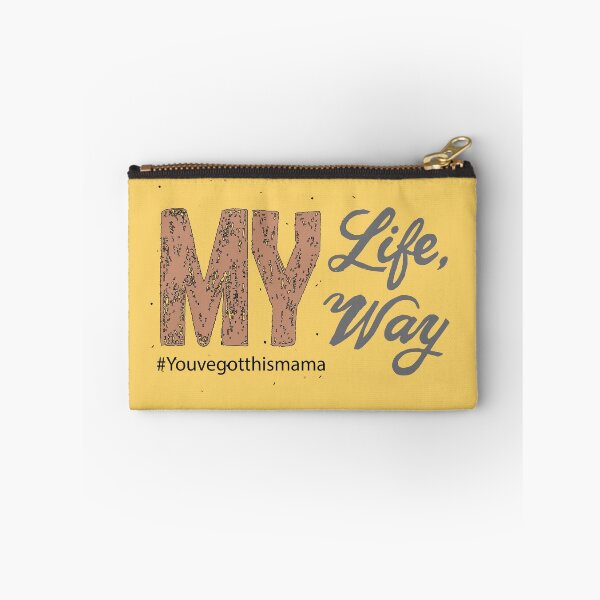 Item preview, Burnt Orange Calligraphy Phrase My Life My Way designed and sold by CJAura by Claire Jane Johnson.