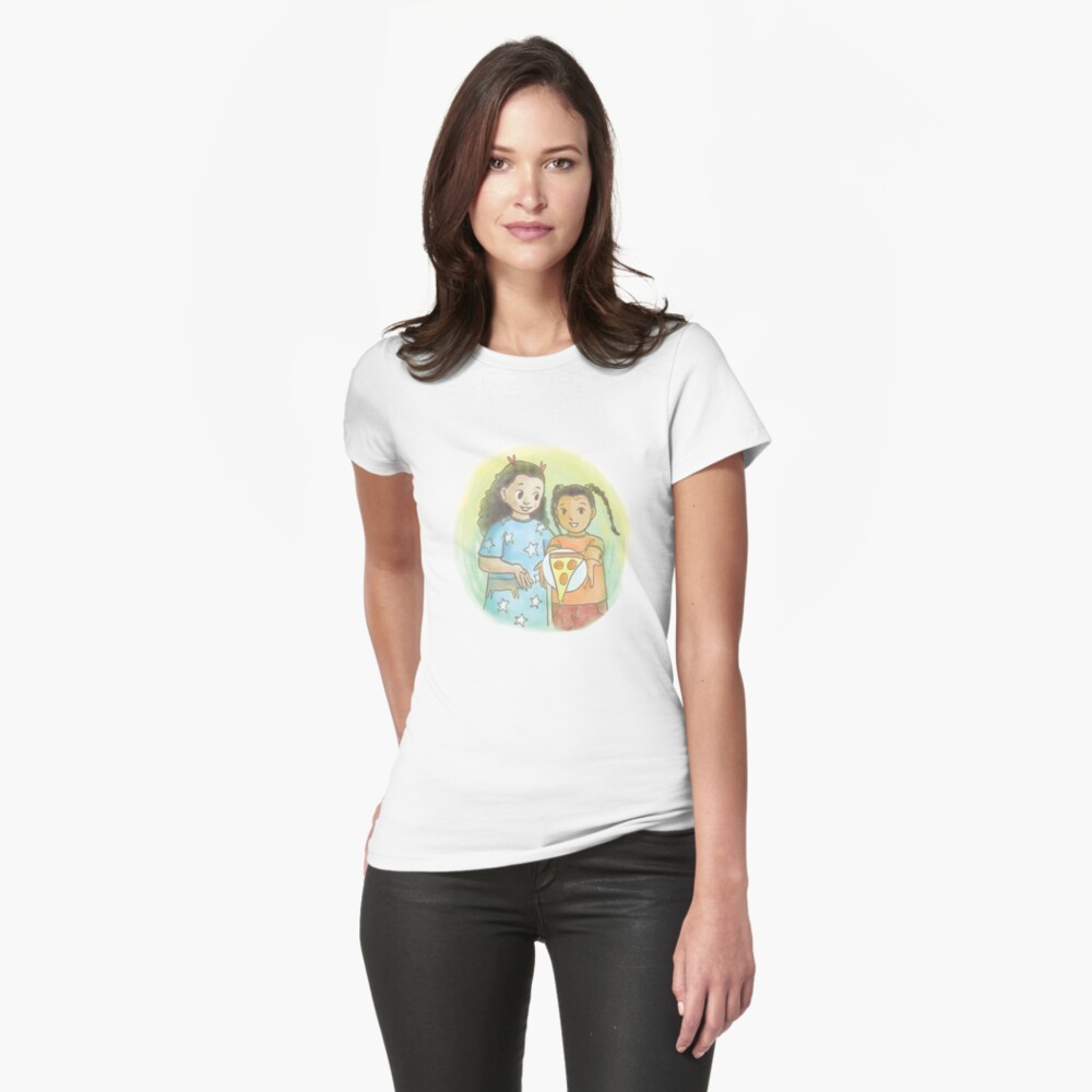 Item preview, Fitted T-Shirt designed and sold by lunayeslunasi.