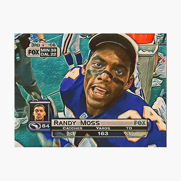 Randy Moss Print – Hobrecht Sports Art