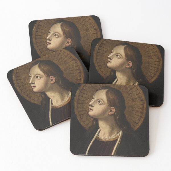 Item preview, Religious Art - Painting of a Saint  designed and sold by KnightandMoon.