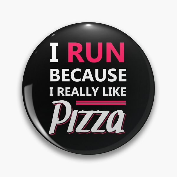 Item preview, I Run Because I Really Like Pizza For Runners designed and sold by motivationaltee.