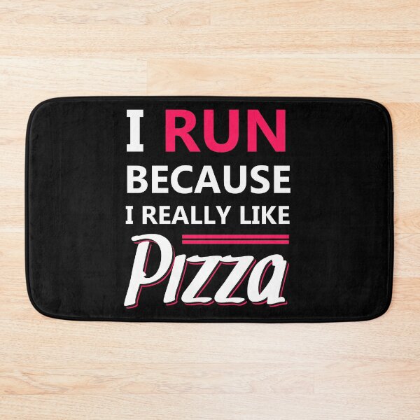Item preview, I Run Because I Really Like Pizza For Runners designed and sold by motivationaltee.