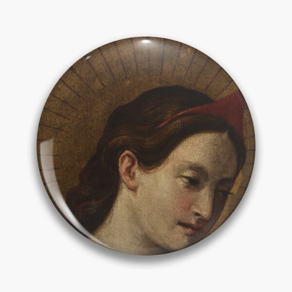 Item preview, Religious Art - Painting of a Saint  designed and sold by KnightandMoon.