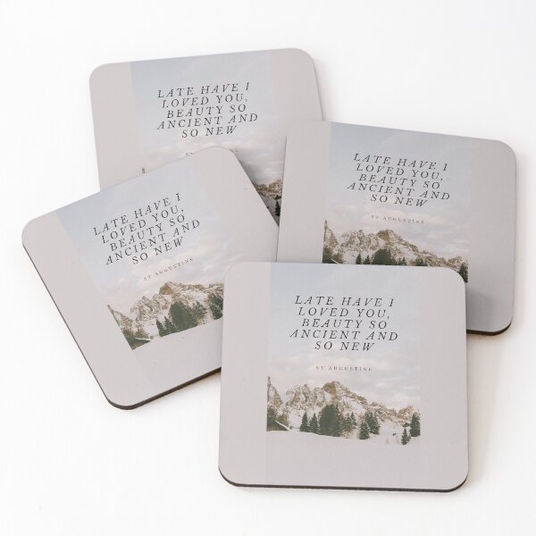 Item preview, Late Have I Loved You - Quote Augustine designed and sold by sskurian.