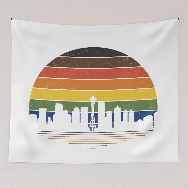 Item preview, Retro Seattle Pride designed and sold by lavenderhearts.
