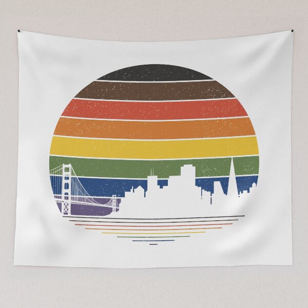 Item preview, Retro San Francisco Pride designed and sold by lavenderhearts.
