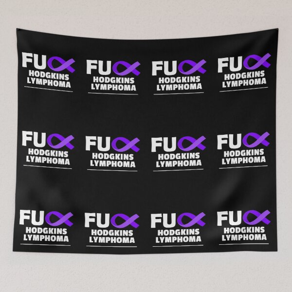 Item preview, Hodgkin Lymphoma Cancer Awareness Wear Violet Ribbon designed and sold by thebeardedscot.