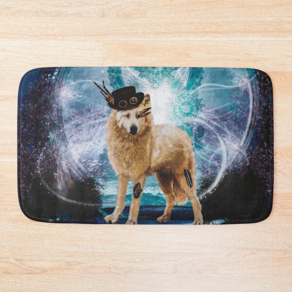 Item preview, Awesome steampunk wolf with hat designed and sold by nicky2342.