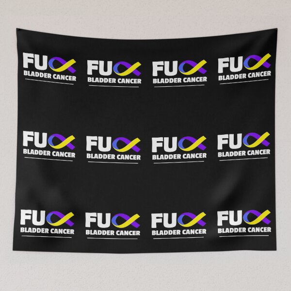 Item preview, Bladder Cancer Awareness Wear Blue, Yellow & Purple Ribbon designed and sold by thebeardedscot.