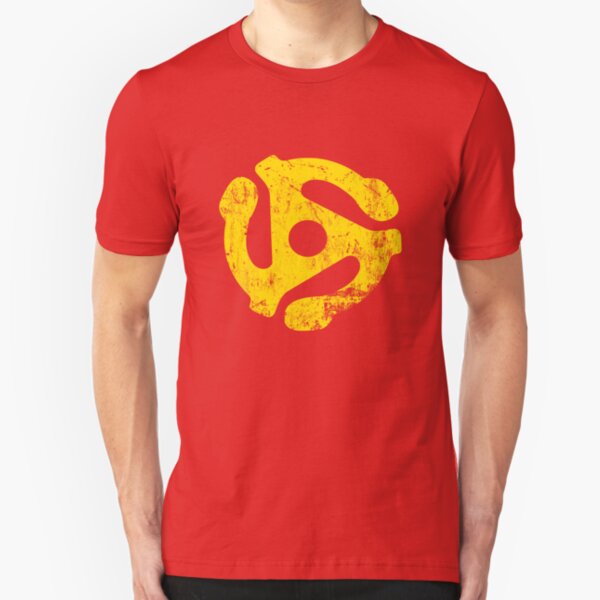 45 RPM Record adapter Tee Slim Fit T-Shirt