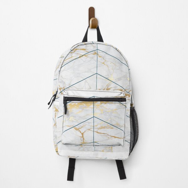 Item preview, Geometric Gold Marble with Teal Lines designed and sold by GardenOfWhimsy.
